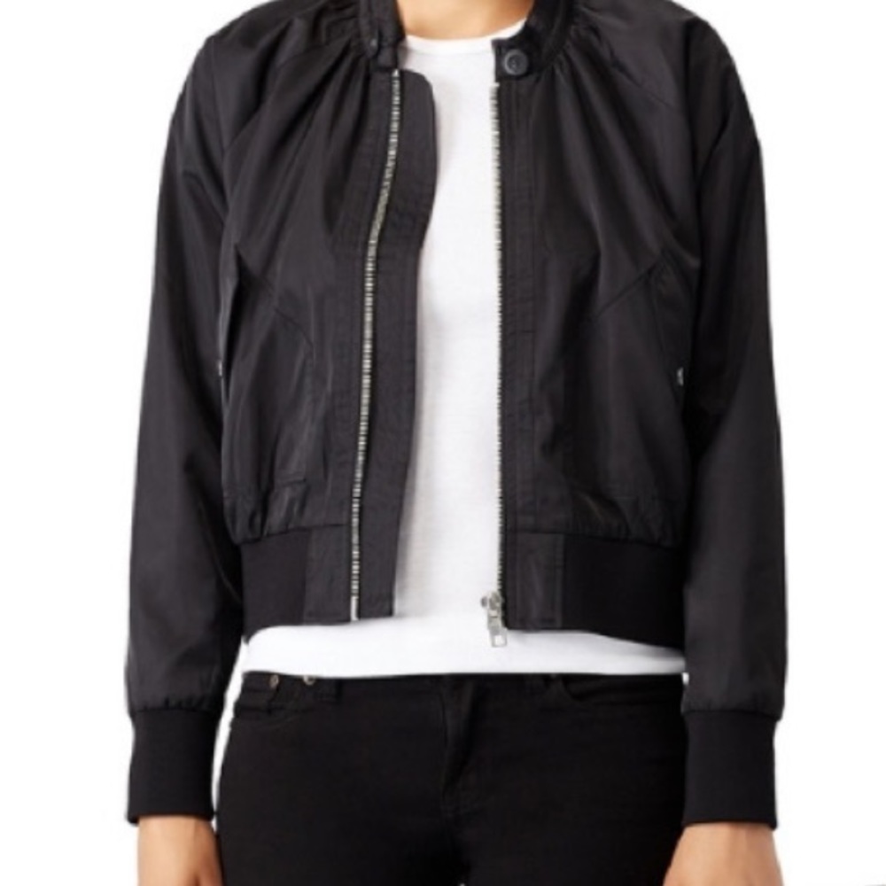 Free people black bomber jacket